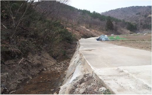 남양소하천 태풍피해 복구공사